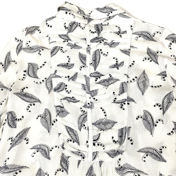 Anthropologie Maeve Lilly of the Valley Button Up Blouse - Picture 12 of 14